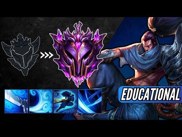 EDUCATIONAL Unranked to Master on Yasuo - Wild Rift