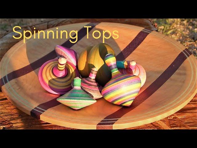 Easy Woodturning Projects Episode 3 / Spinning Tops