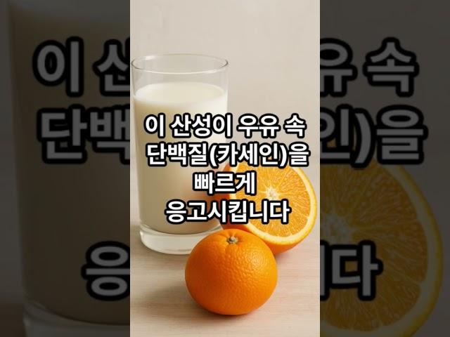 영양이 충돌할때: 우유와오렌지상극궁합 #삶의지혜 #생활꿀팁