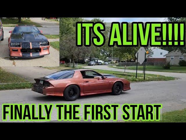 82-92 Camaro Finally the First Start up and test drive