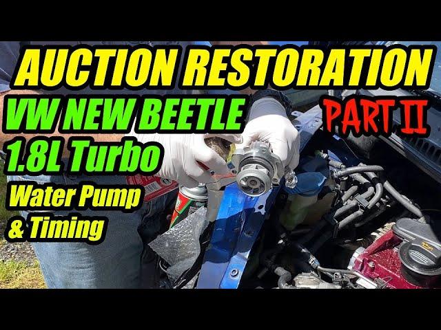 NEW BEETLE RESTORATION, Water Pump & Timing PART II