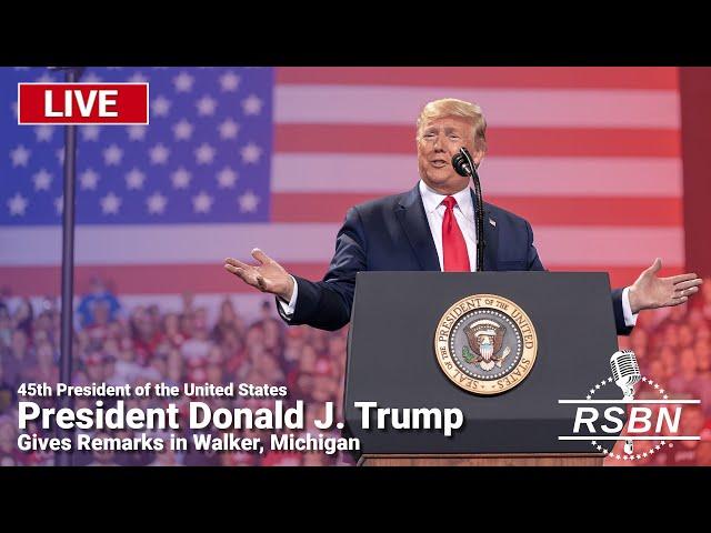 LIVE REPLAY: President Trump Gives Remarks in Walker, Michigan - 9/27/24