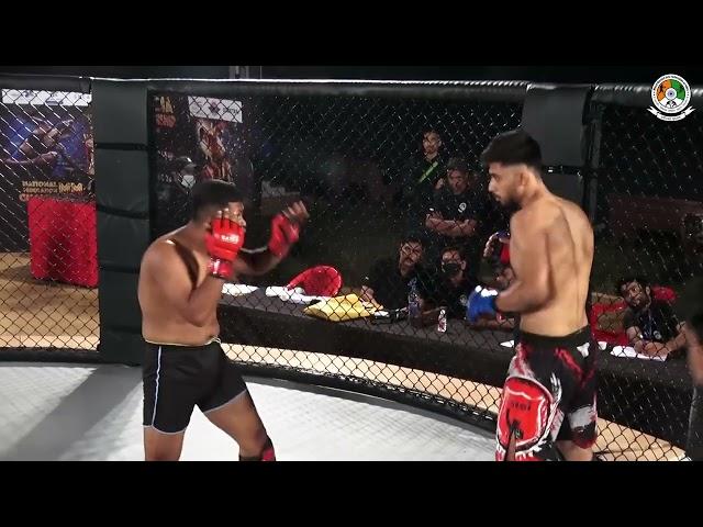 Bishal Sinha Vs Adnan Khan qualifying bout of MMAFI National Federation MMA Championship,  2021.