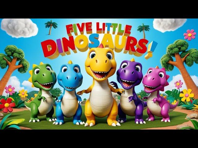 five little dinosaurs song for kids | cute poem for kids |baby song