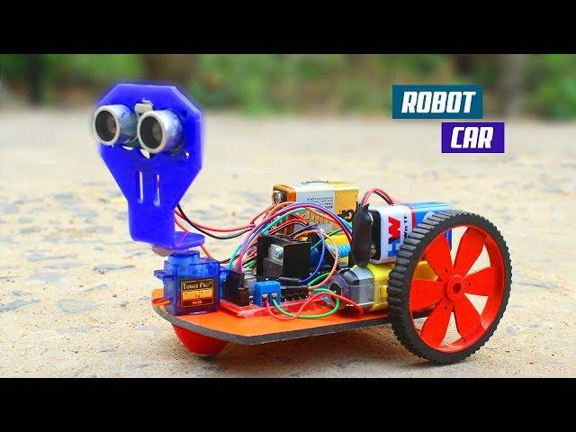 How To Make Arduino Obstacle Avoiding Car Robot - DIY