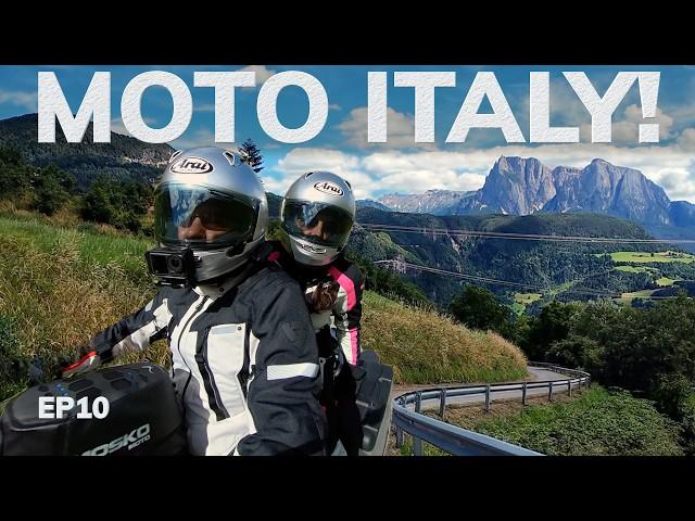 The Road to the Dolomites: A Motorcycle Adventure in the Spicy Italian Alps ! | EP10 | Endless Alps