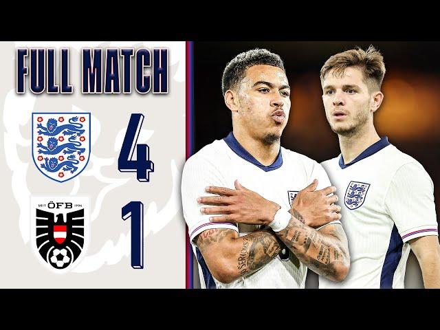 FULL MATCH: England U21 4-1 Austria U21 | International Friendly Match | England