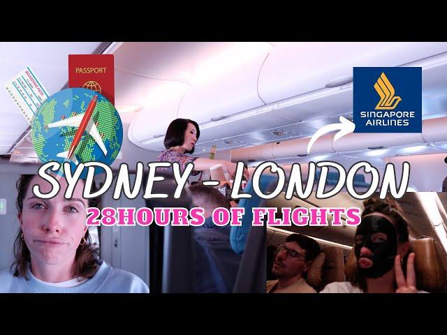 LEAVING AUSTRALIA FOREVER! | Flying Sydney to London | 28 hour flight