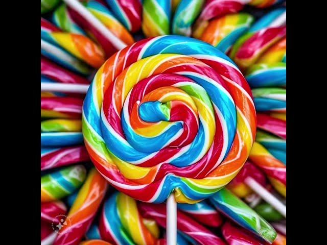 Satisfying Miniature Rainbow Lollipop Recipe | Tiny Lollipop Candy Making Recipe By Yummy Cake