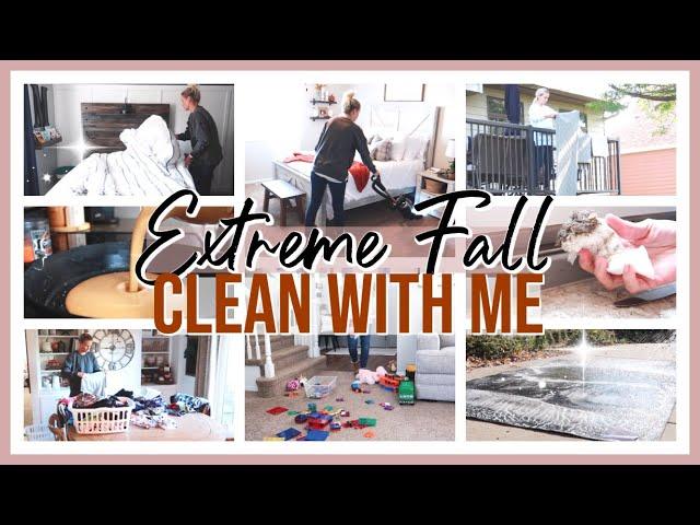 ULTIMATE FALL CLEAN WITH ME 2020! | WHOLE HOUSE ALL DAY CLEANING MOTIVATION