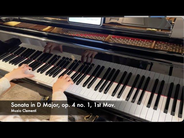 Sonata in D Major, 1st Mov by Clementi | RCM Level 7