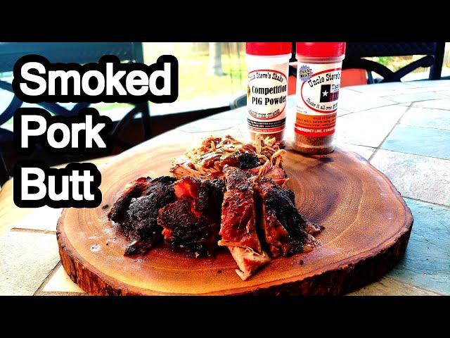 How to Make Smoked Pork Butt | Making Smoked Pork Butt for Pulled Pork with The Dawgfatha