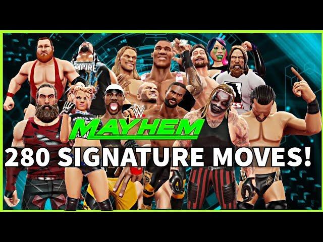 'all' 280 Signature Moves - WWE Mayhem