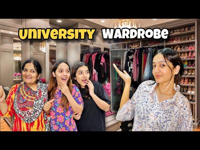 My University Wardrobe Tour | Back to University Shopping ️ | Dost Ney Surprise Dia|Sistrology