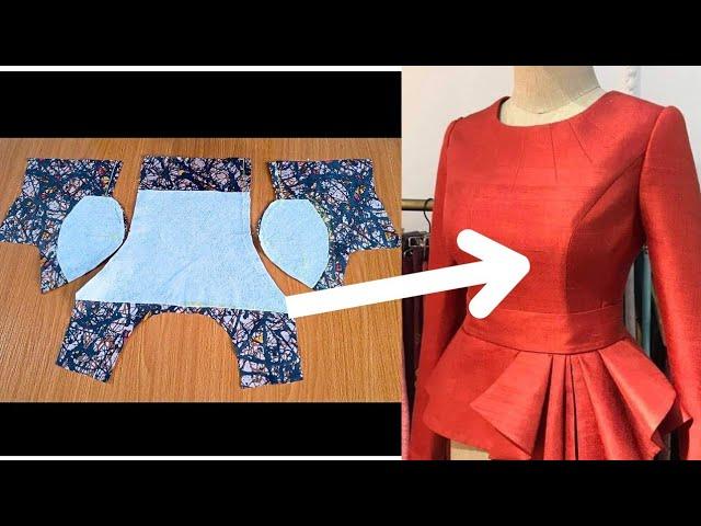 How to properly pad and sew princess dart burstier for beginners.