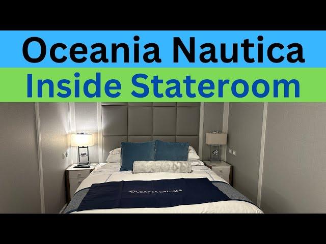 Oceania Nautica Inside Stateroom:  Layout and overview of Inside Stateroom 8039