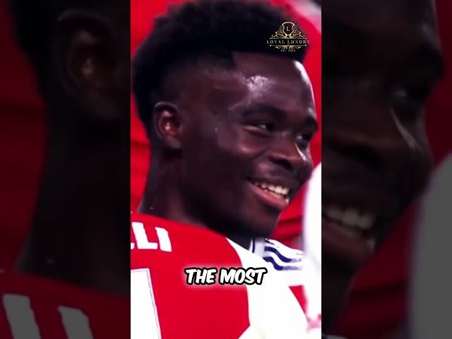 Bukayo Saka’s Multimillion-Dollar Lifestyle: Arsenal’s Rising Star! #shortsviral