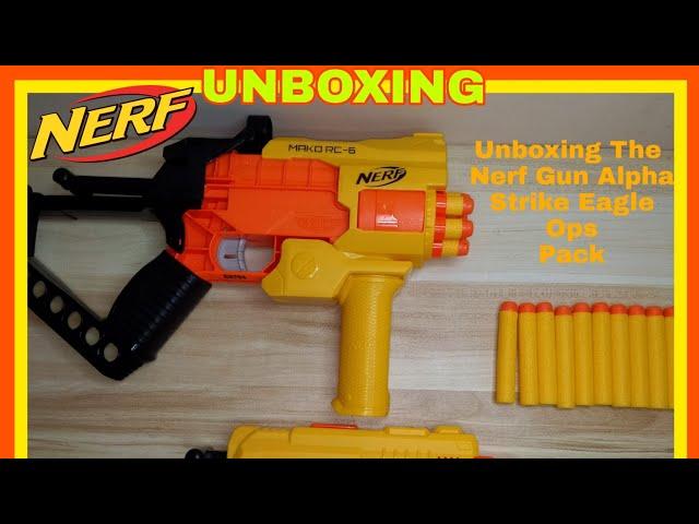 Unboxing The Nerf Gun Alpha Strike Eagle Ops Pack | Play With AJ