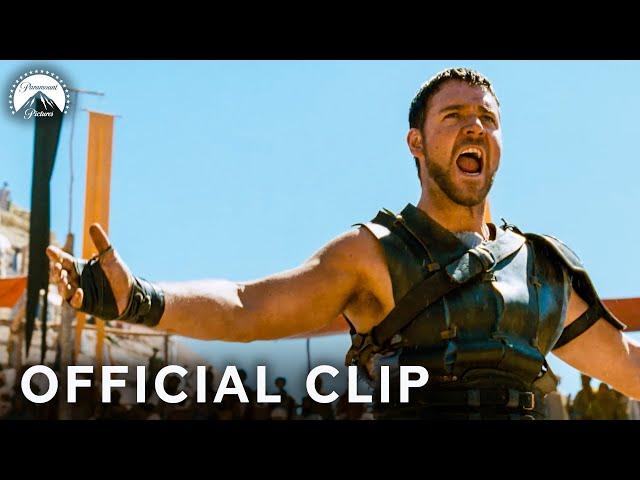 "Are You Not Entertained?" (Feat. Russell Crowe) | Gladiator | Paramount Movies