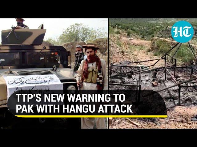 50 TTP Militants Vs Four Cops: How Pak Taliban warned Sharif Govt with attack in Hangu | Watch