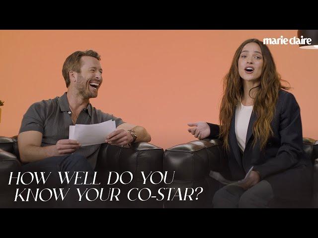 ‘Hit Man’ Stars Glen Powell & Adria Arjona Play ‘How Well Do You Know Your Co-Star?’