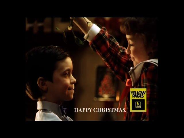 Yellow Pages Christmas TV advert - Mistletoe (1992)