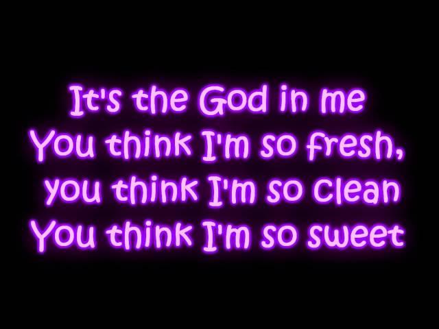 God In Me [MaryMary] Lyrics on Screen