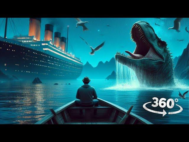 360° Titanic Escape & Bloop Monster Encounter VR 360 Video 4K Ultra HD