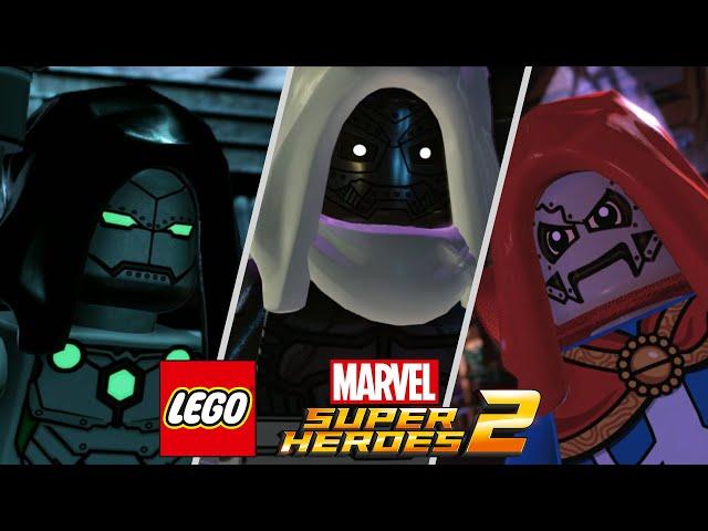 Doctor Doom BOSS BATTLE Form Every LEGO Video Games W / Mods