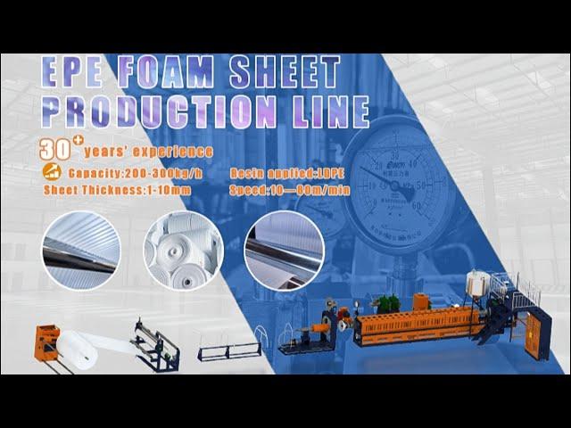 epe foam sheet extruder machine