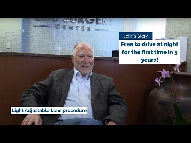 John's Cataract Surgery with Light Adjustable Lens | Chu Vision Institute