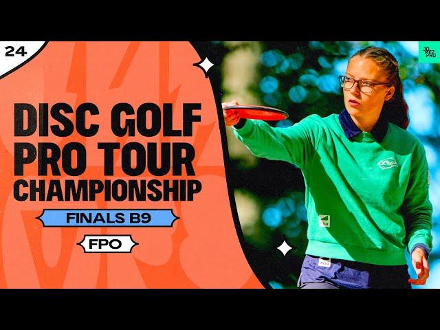 2024 Disc Golf Pro Tour Championship | FPO FINALB9 | Scoggins, Gannon, Tattar, Saarinen | JomezPro