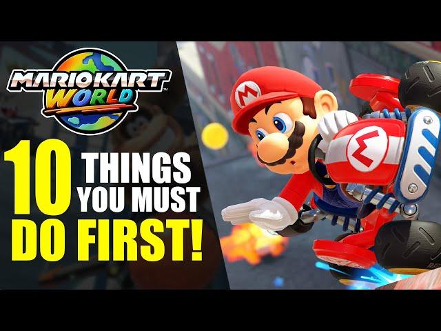 10 Things You MUST Do First in Mario Kart World Free Roam!