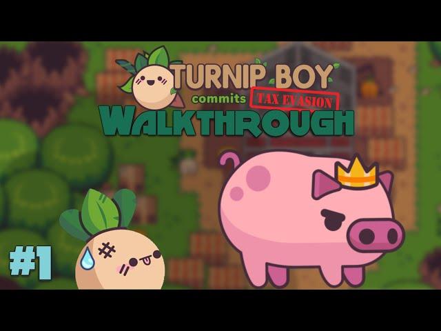 Turnip Boy Commits Tax Evasion 100% Walkthrough 1: Bustling Barn