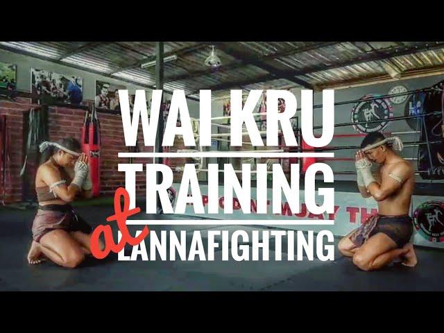 'waikru' training at LANNAFIGHTING MUAYTHAI Chiang mai