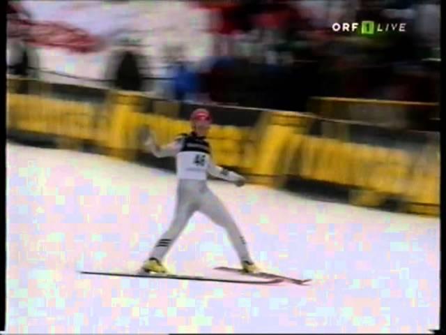 One of the highest ski jumps ever by Matti Hautamaeki - Harrachov 2001