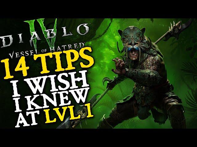 D4 - 14 Things I Wish I Knew When I Started Diablo 4 Vessel of Hatred