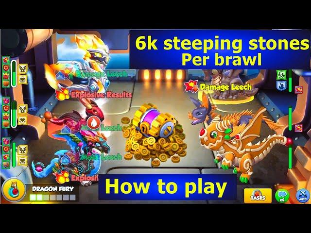 How to get 6000 steeping stones in a brawl | How to Complete Dungeon task for more stepping stones