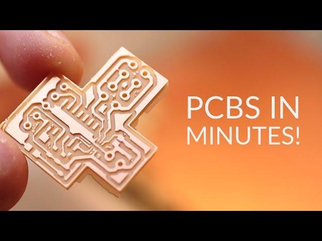 Making PCBs in MINUTES!