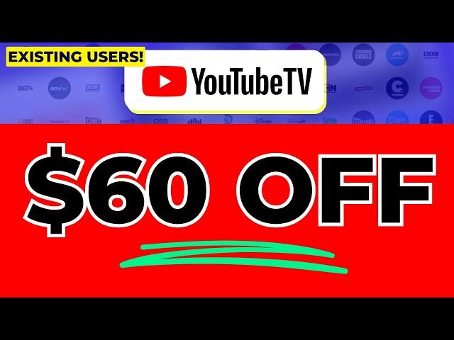 DEAL ALERT: YouTube TV Has a $60 Discount for Existing Users!