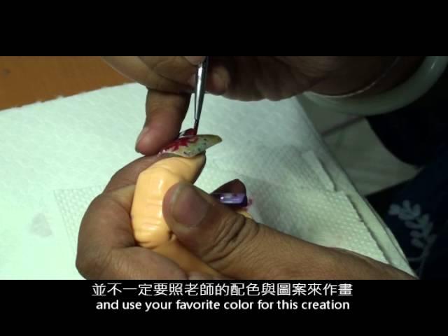 justnail Design Gel Application Instruction 凝膠彩繪應用