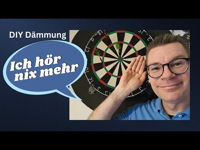 Dartboard dämmen für 14 Euro: So gut wie teure Lösungen?