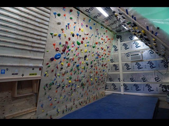 The Forearm Farm! Home Climbing Wall