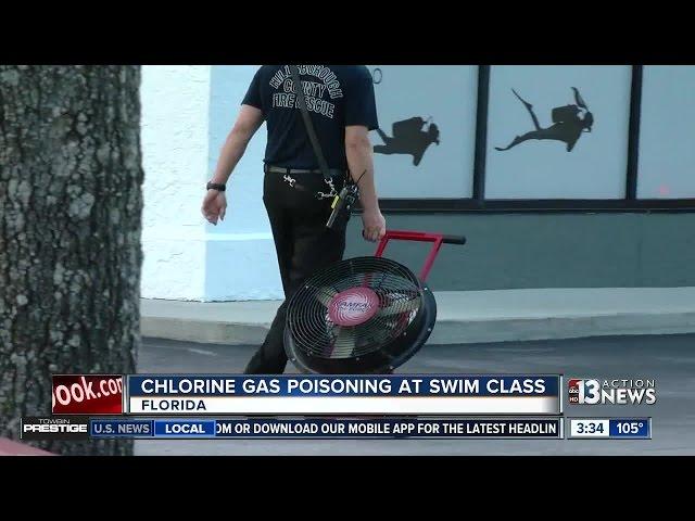 Freak accident sends 5 young swimmers to hospital
