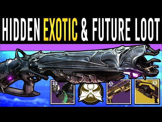 Destiny 2: HIDDEN EXOTIC WEAPON! Future LOOT, Exotic Mission, Strand Armor, Dungeon Gear, Event Loot