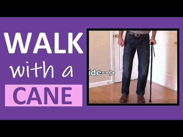 How to Walk with a Cane - Nursing Skill Demonstration