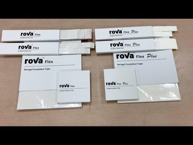 roVa Flex Aerogel Insulation Tape & roVa Flex Plus: Unboxing