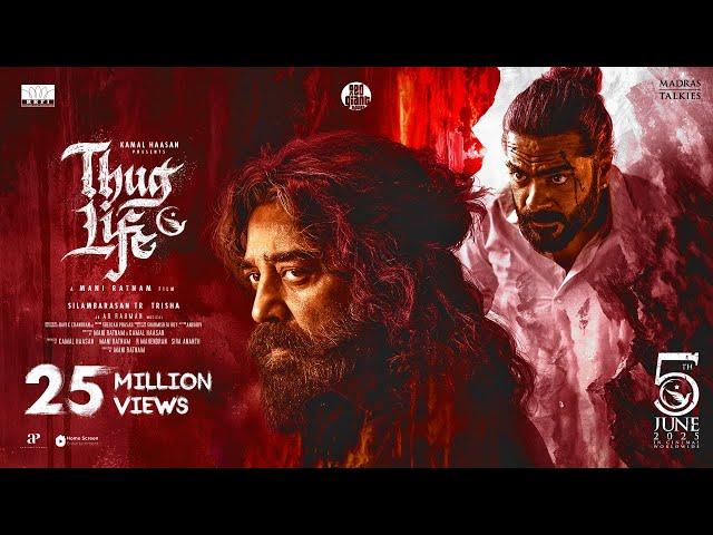 Thug Life Release Date Teaser (Tamil) | Kamal Haasan | Mani Ratnam | STR | AR Rahman | RKFI| MT | RG