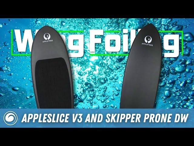 Reviewing the Appletree Appleslice V3 and Skipper Prone DW Wing and Surf Foil Boards