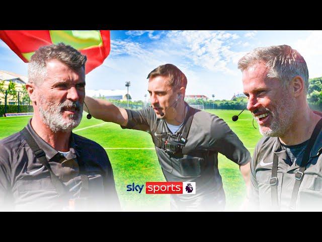 Keane, Neville & Carra train to be referees with Mike Dean  | The Overlap ON TOUR!